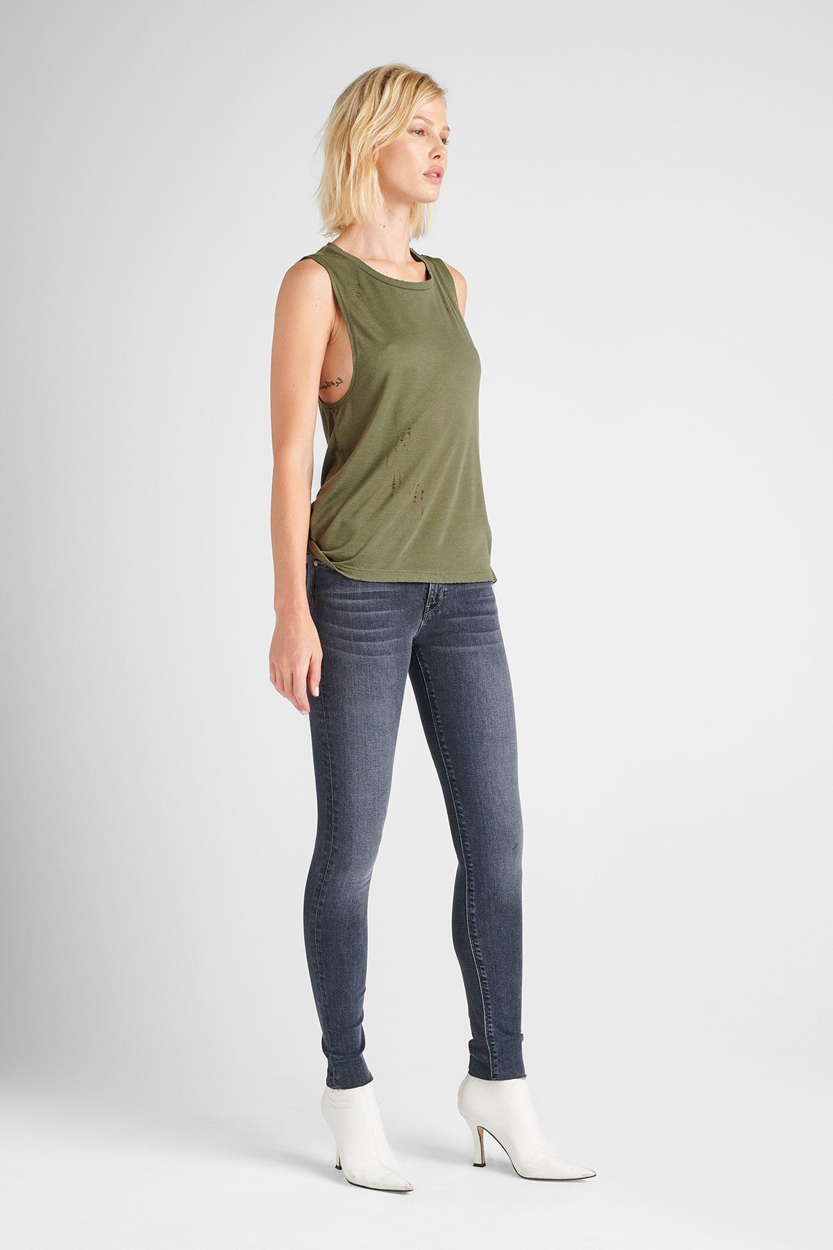 Nico Midrise Super Skinny Ankle Jean - Aviation by Hudson — alternate view