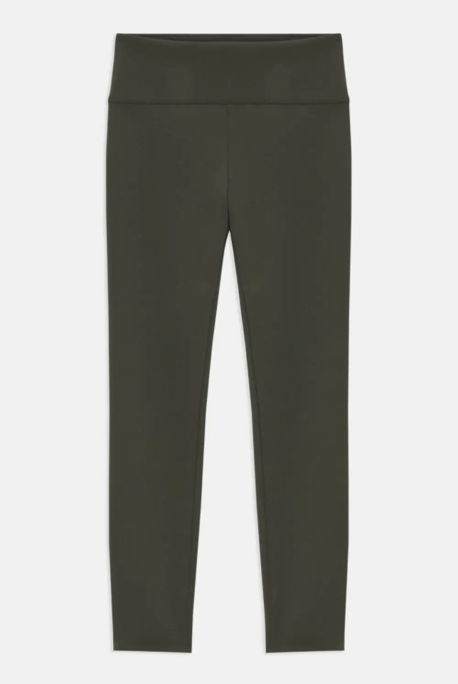 Scuba Yoke Leggings - Hunter by Theory — view 6