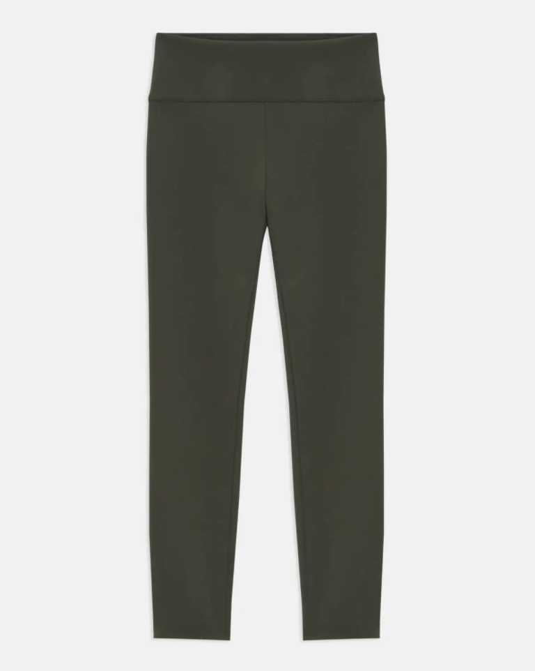 Scuba Yoke Leggings - Hunter by Theory — view 6