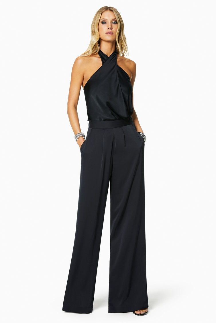 Satin Iris Pant - Black by Ramy Brook | 25 South Boutiques