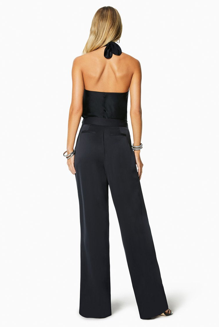 Satin Iris Pant - Black by Ramy Brook — alternate view