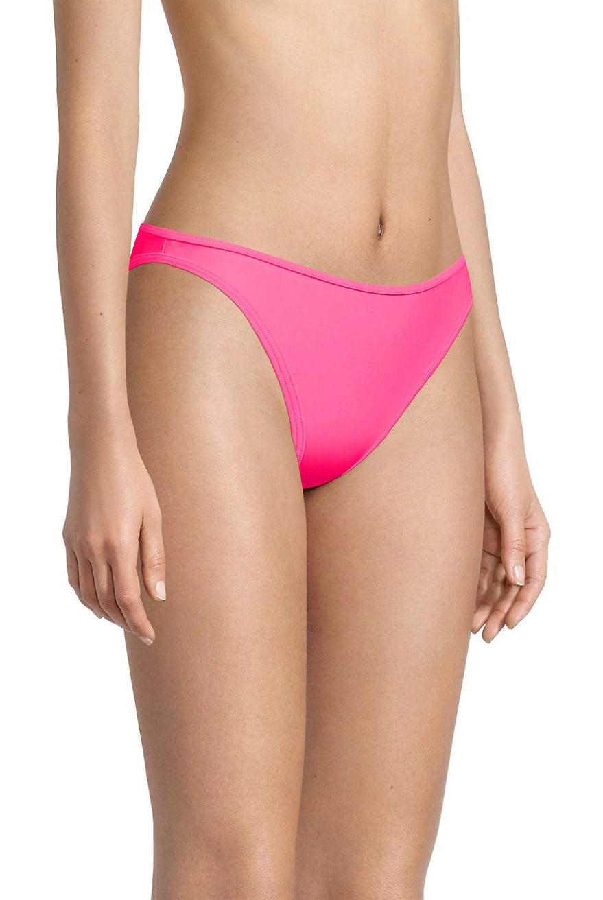 Isla High Leg Bikini Bottom - Deep Rose by Ramy Brook — view 5