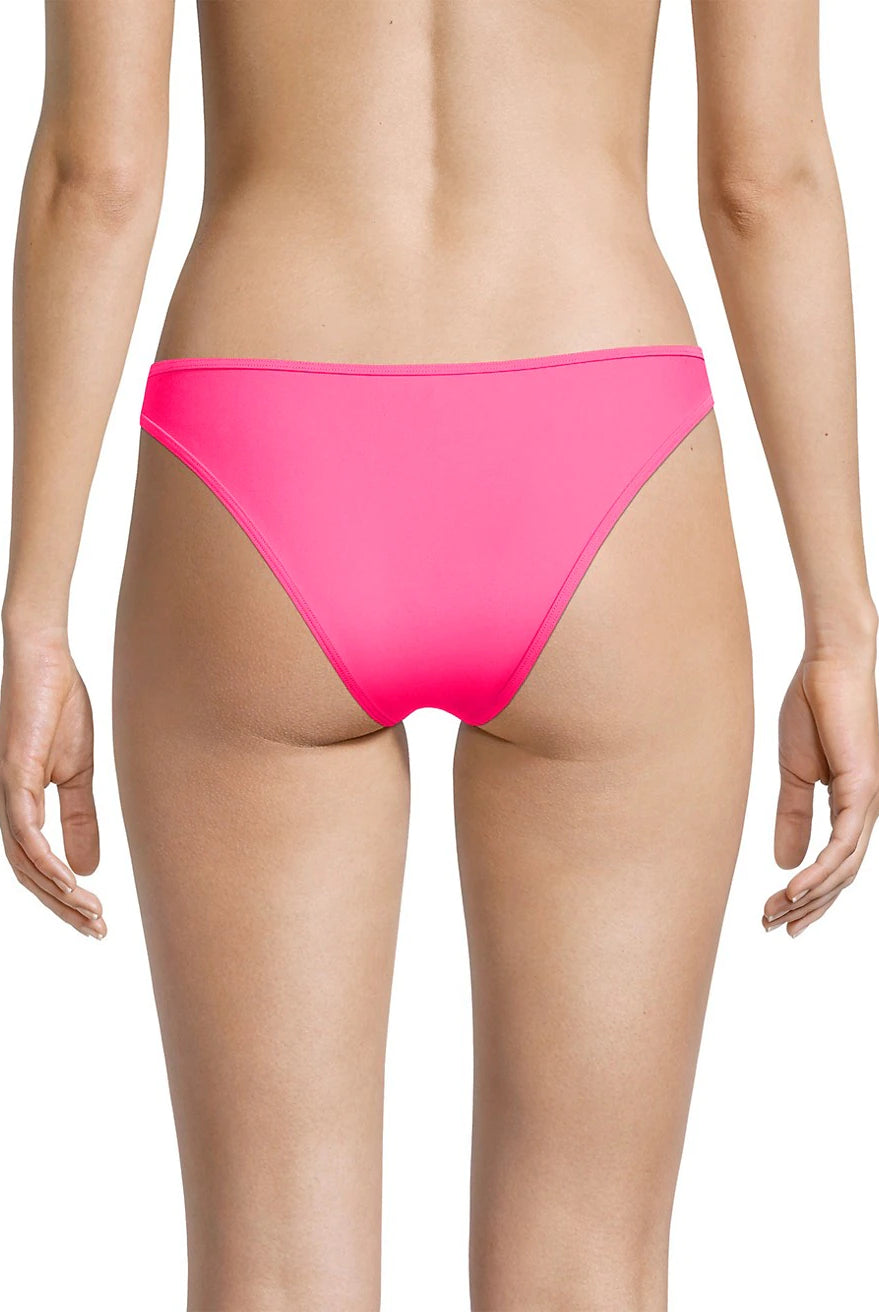 Isla High Leg Bikini Bottom - Deep Rose by Ramy Brook — view 6