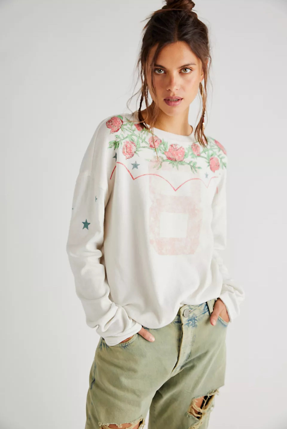 Homestead Tee - Ivory by Free People | 25 South Boutiques