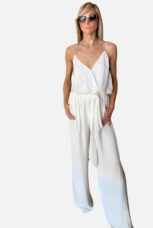 Charlie Jumpsuit - Ivory by Ramy Brook | 25 South Boutiques