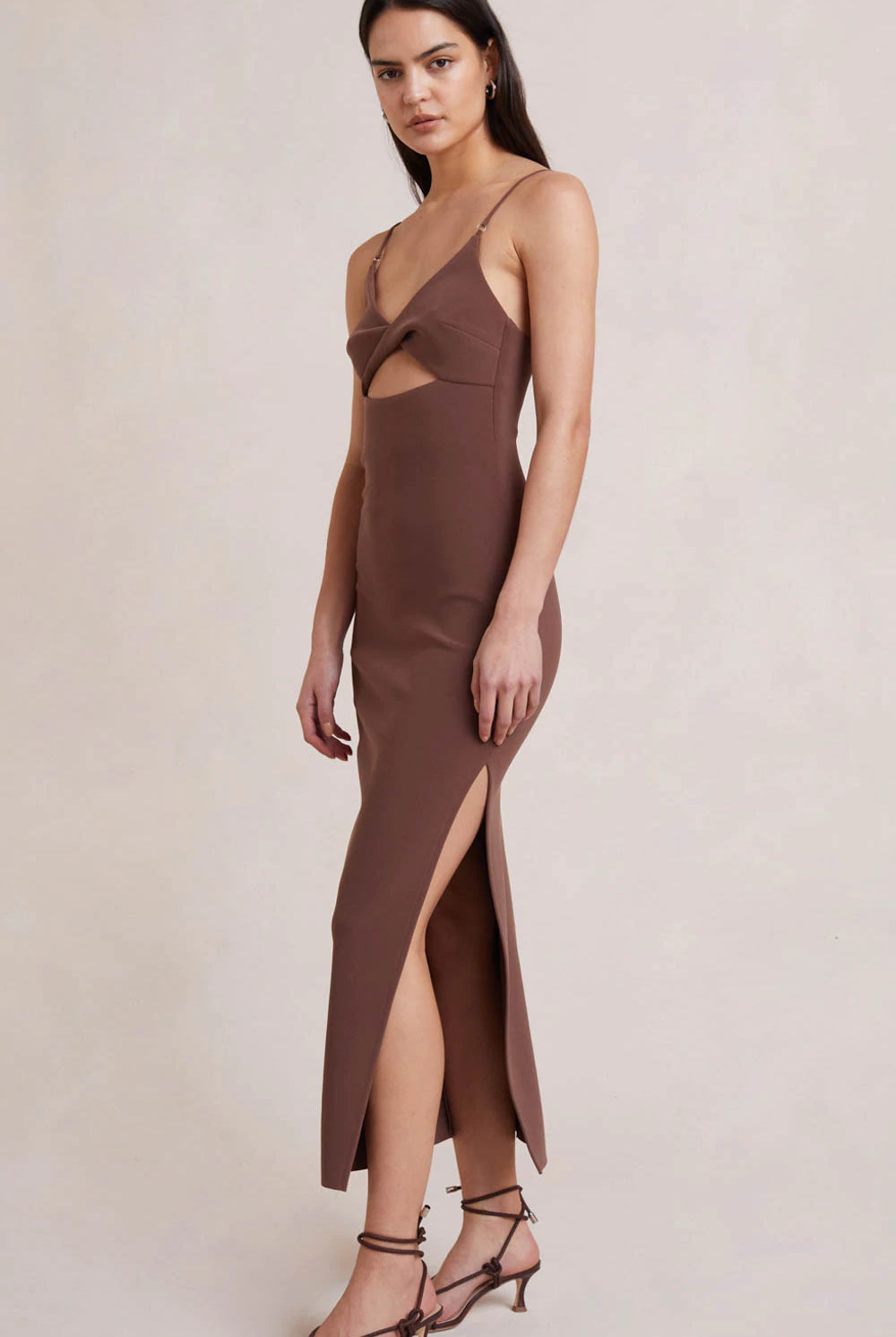 Ivy Midi Dress - Dark Chocolate by Bec & Bridge — alternate view