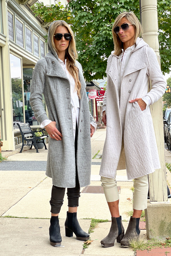 Hooded Coat - Grey by Transit Par-Such — view 7
