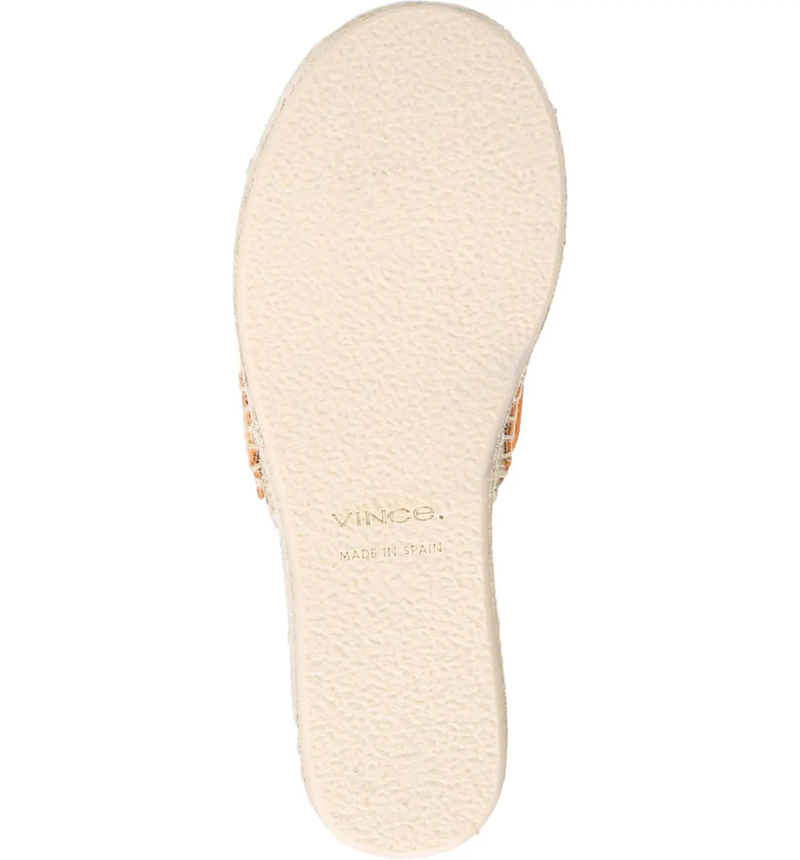 Jesse Suede Slip On Sandal - Burnt Orange by Vince — view 7