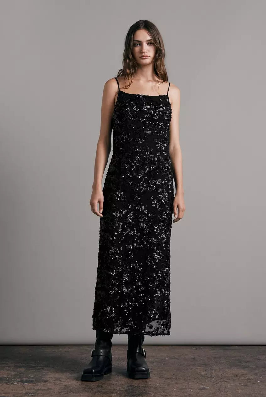 Joelene Midi Dress - Black by Rag & Bone | 25 South Boutiques