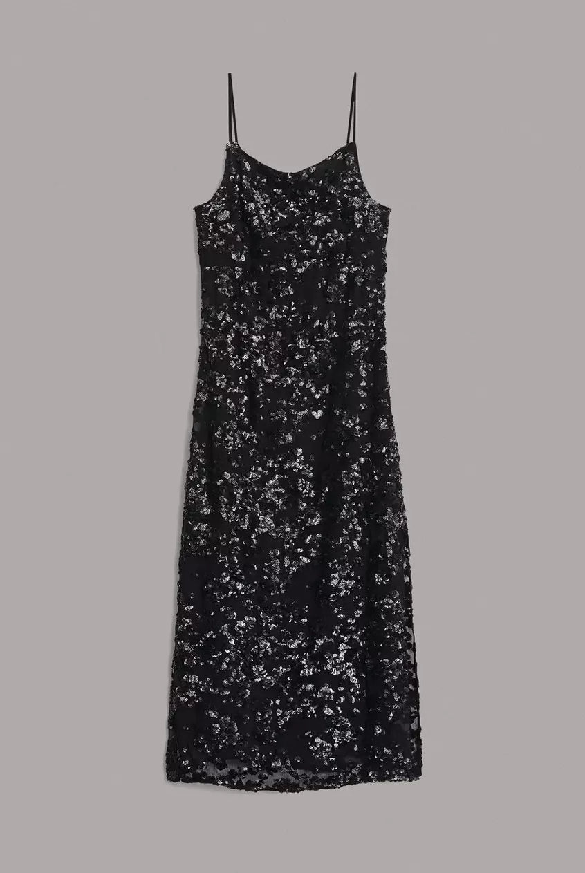 Joelene Midi Dress - Black by Rag & Bone — view 5
