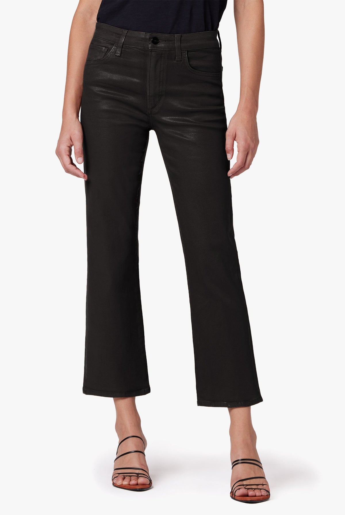 The Callie High Rise Cropped Coat Bootcut - Black by Joe's Jeans | 25 South Boutiques