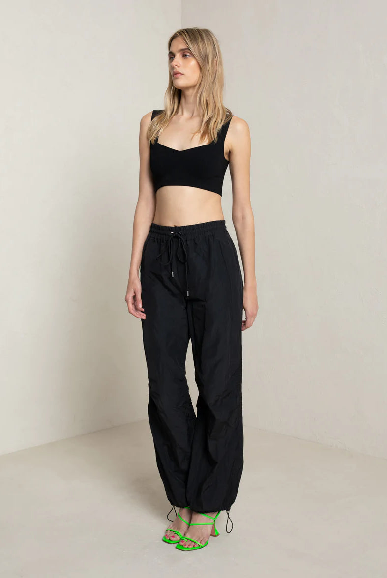 Jordana Knit Bra - Black by A.L.C — view 4