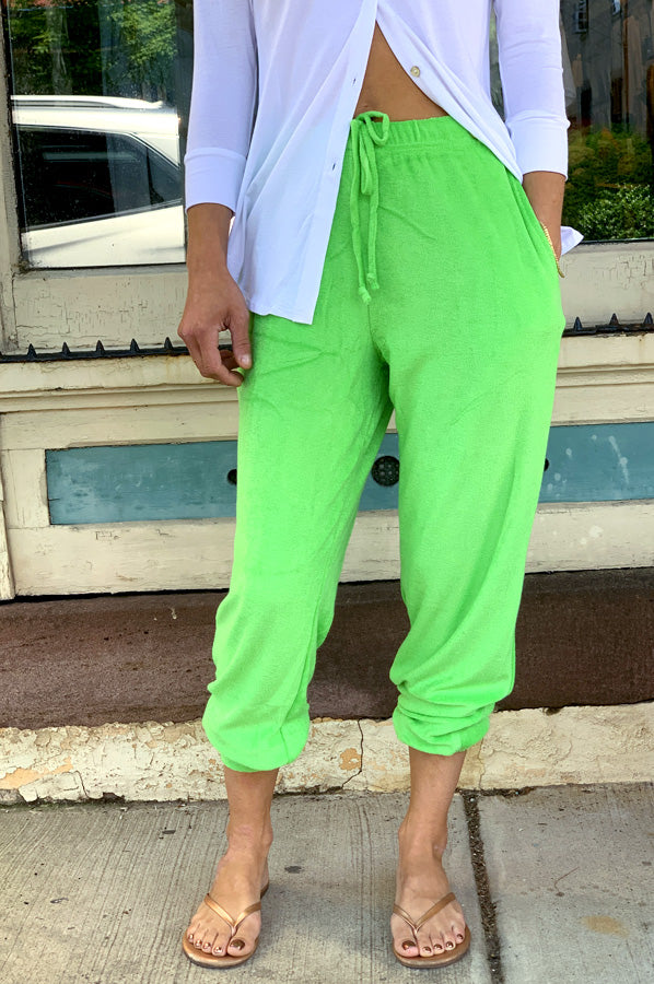 Luna Jogger Loop Terry - Kiwi by Southcott — alternate view