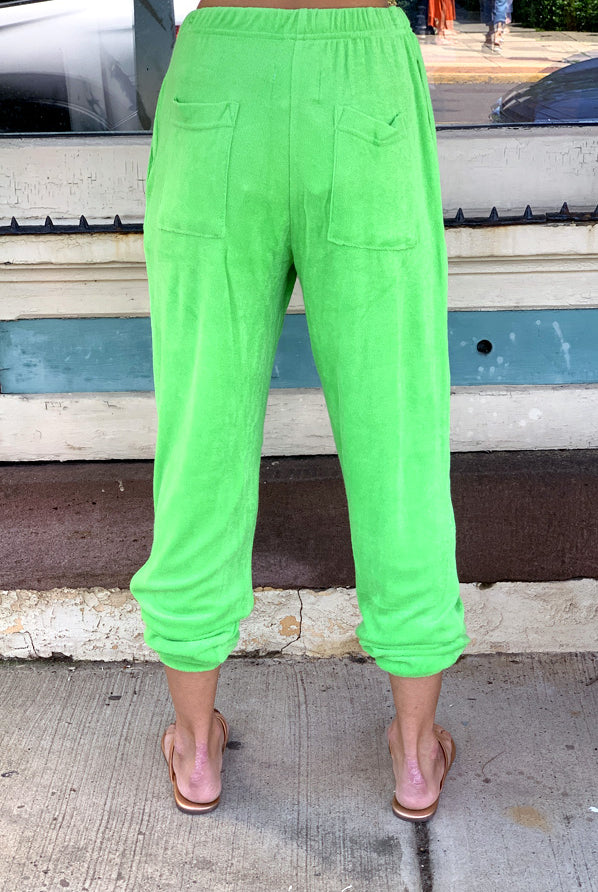 Luna Jogger Loop Terry - Kiwi by Southcott — view 3