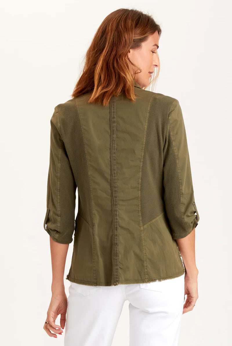 Winslow Blazer - Kombu Pigment by XCVI — view 3