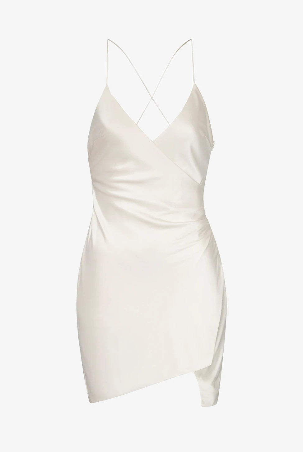 Leah Silk Dress - Pearl by SER.O.YA — alternate view