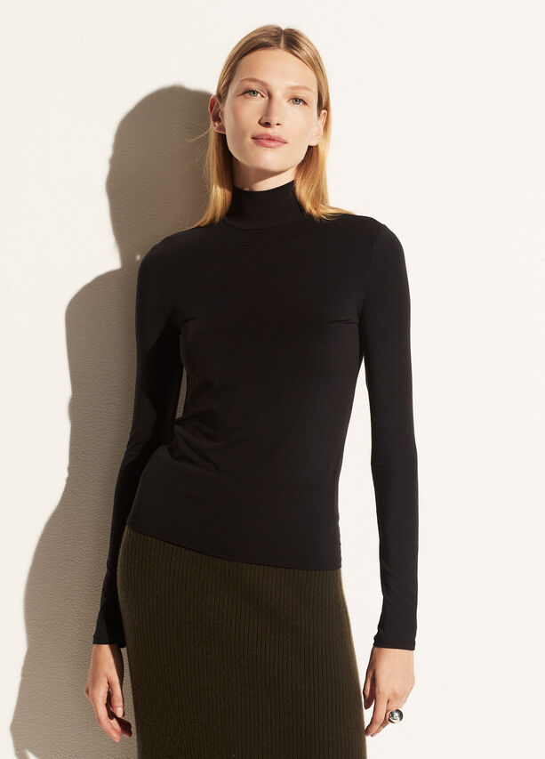 Long Sleeve Turtleneck - Black by Vince | 25 South Boutiques