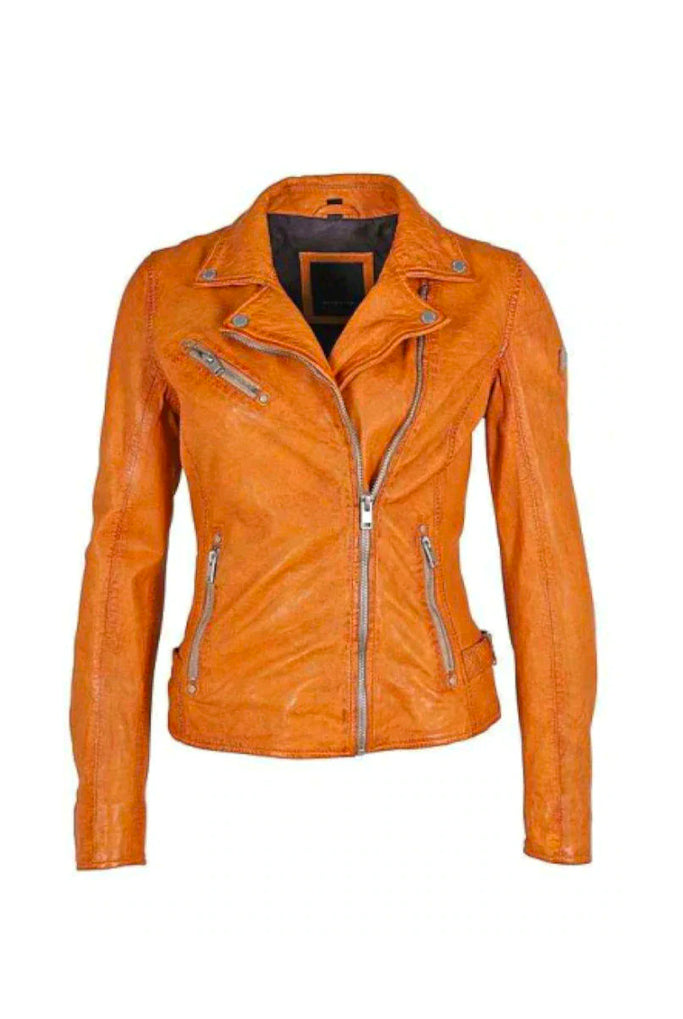 Sofia Leather Jacket - Mango by Mauritius | 25 South Boutiques