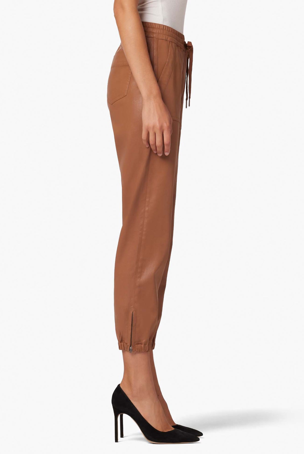 The Sienna Coated Jogger - Maple by Joe's Jeans — alternate view