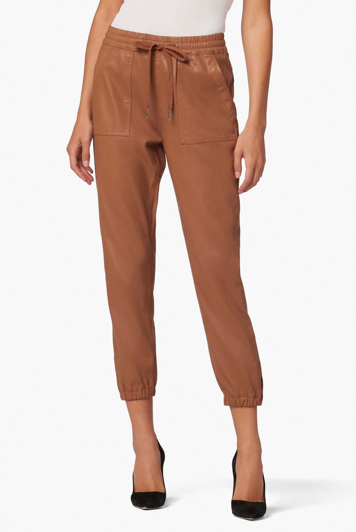 The Sienna Coated Jogger - Maple by Joe's Jeans | 25 South Boutiques