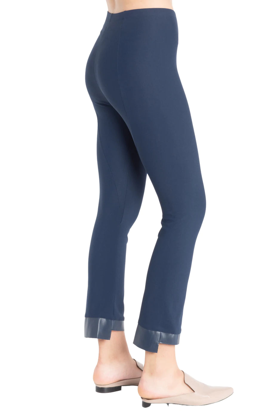 Olga Cropped Flare Pant - Marine by Elaine Kim — alternate view