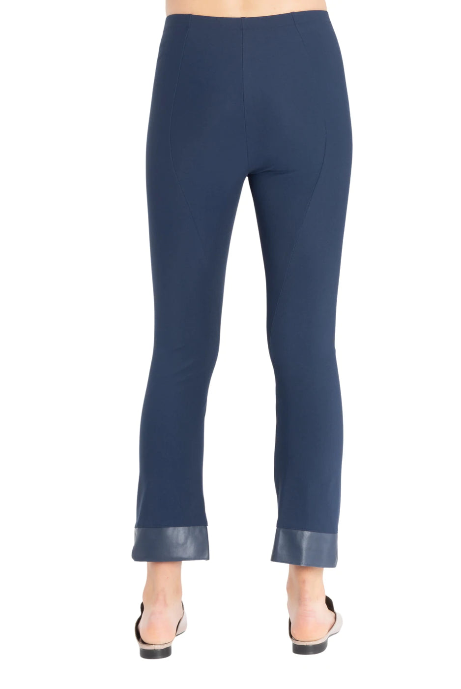 Olga Cropped Flare Pant - Marine by Elaine Kim — view 3