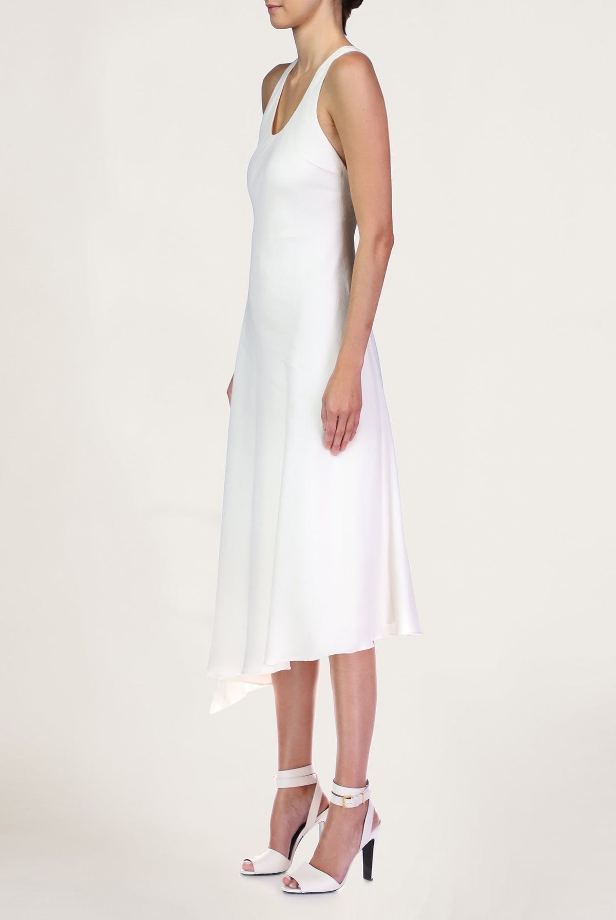 Mazie Racer Back Dress - Pristine by Halston — alternate view