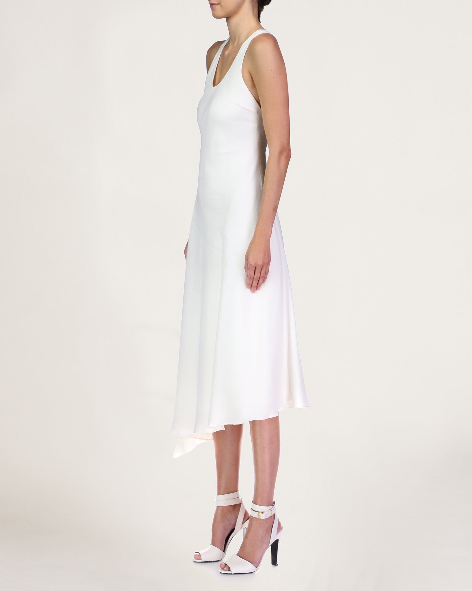 Mazie Racer Back Dress - Pristine by Halston — alternate view
