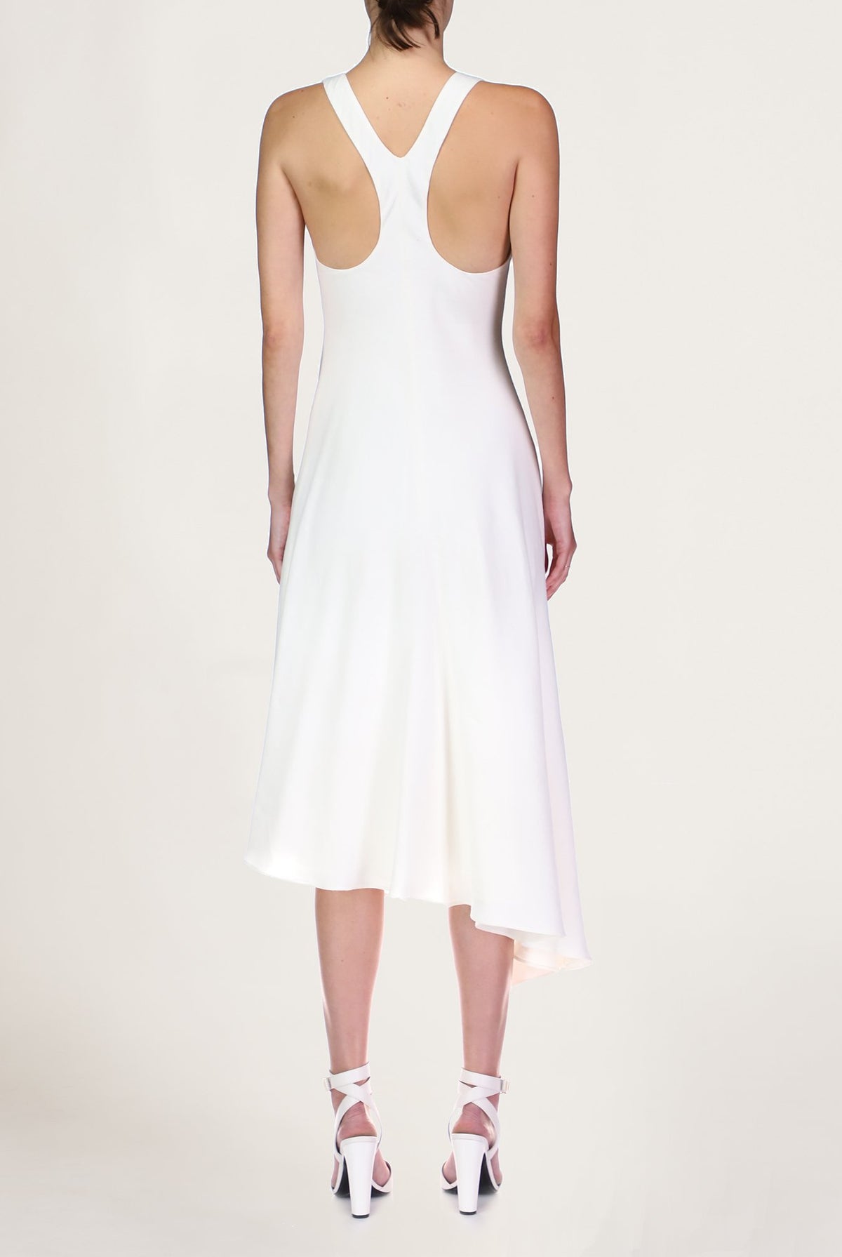 Mazie Racer Back Dress - Pristine by Halston — view 3