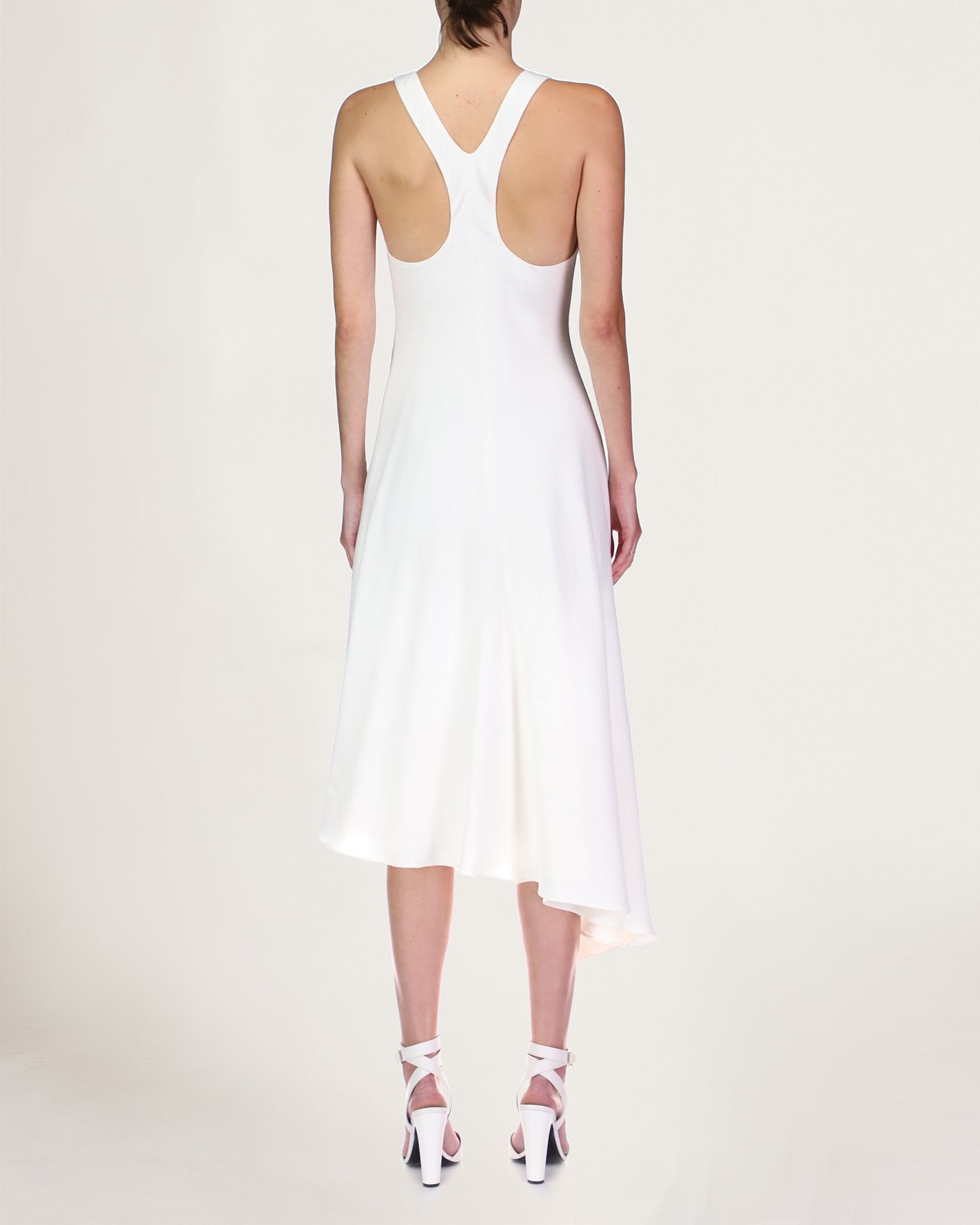 Mazie Racer Back Dress - Pristine by Halston — view 3