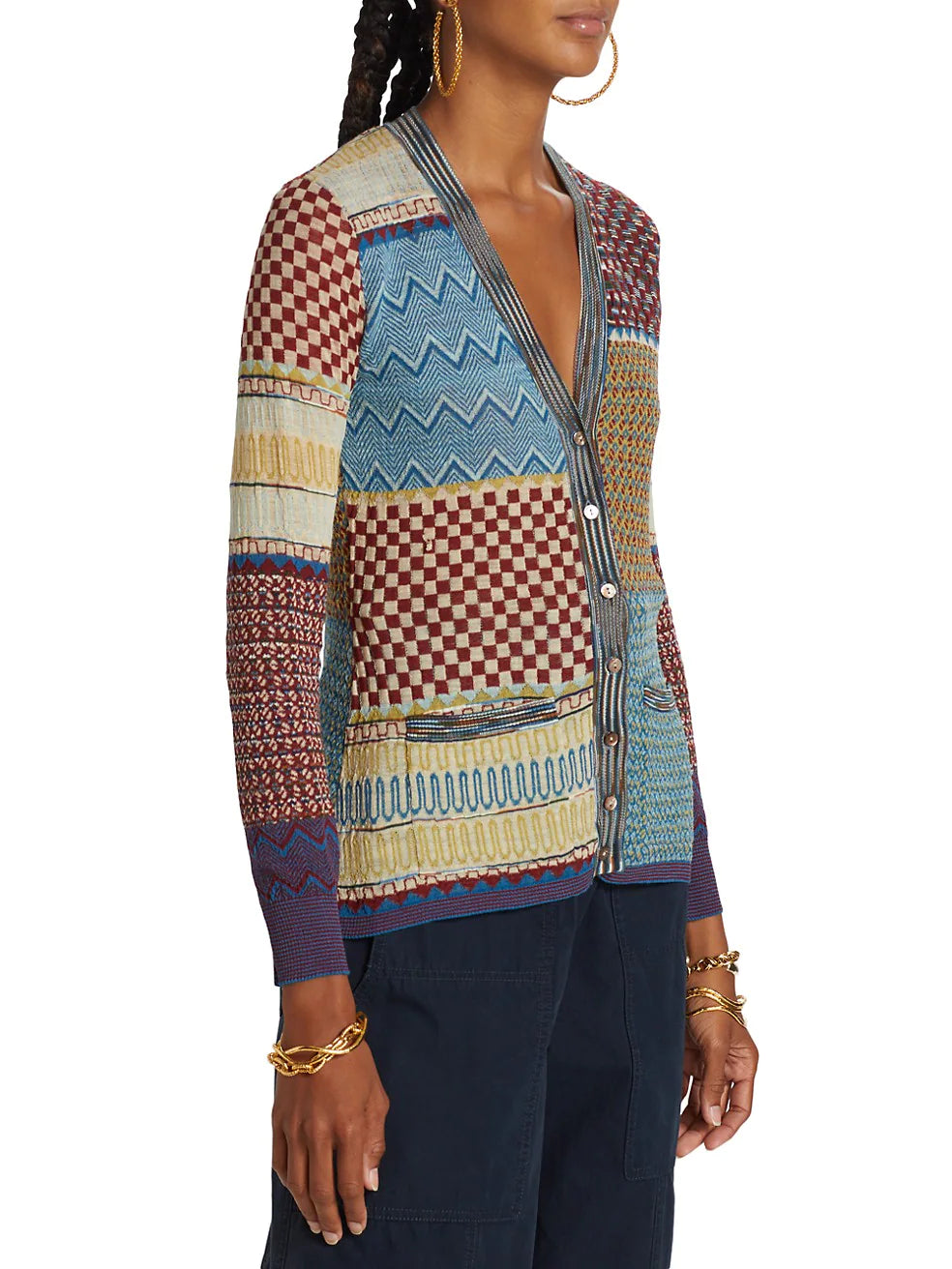 Medina Cardigan - Peridot by Ulla Johnson — view 4