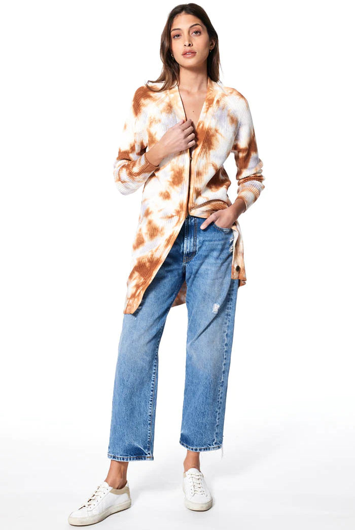Melene Sweater Dress/Cardigan - Thistle Cosmic Wash by Young Fabulous & Broke — alternate view
