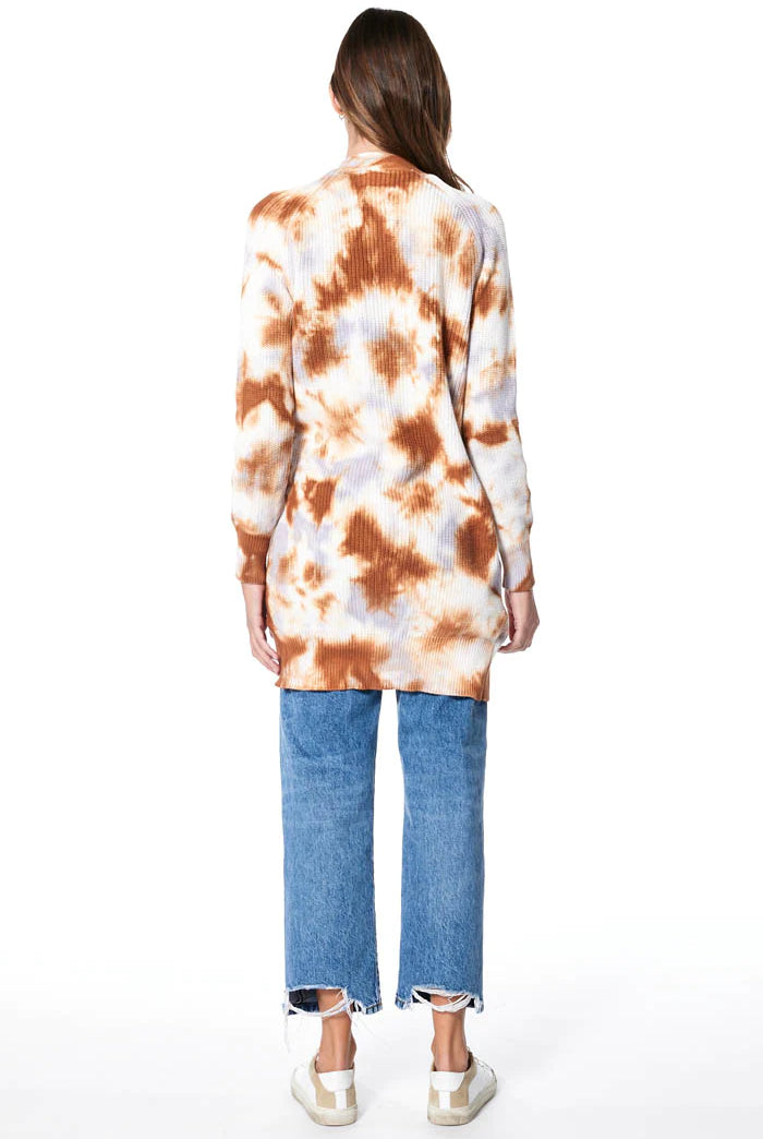 Melene Sweater Dress/Cardigan - Thistle Cosmic Wash by Young Fabulous & Broke — view 4