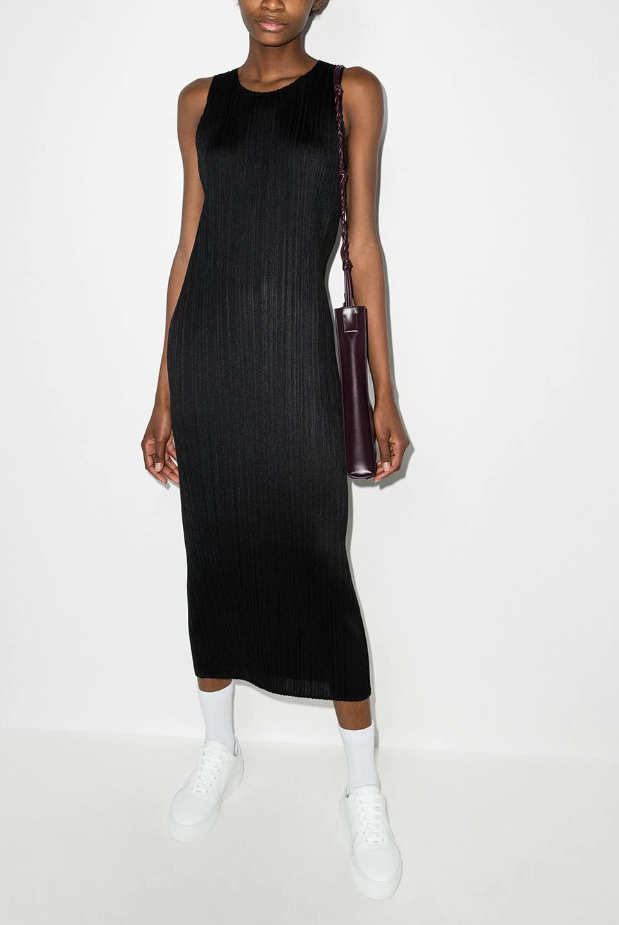 Basics Long Dress - Black by Issey Miyake | 25 South Boutiques
