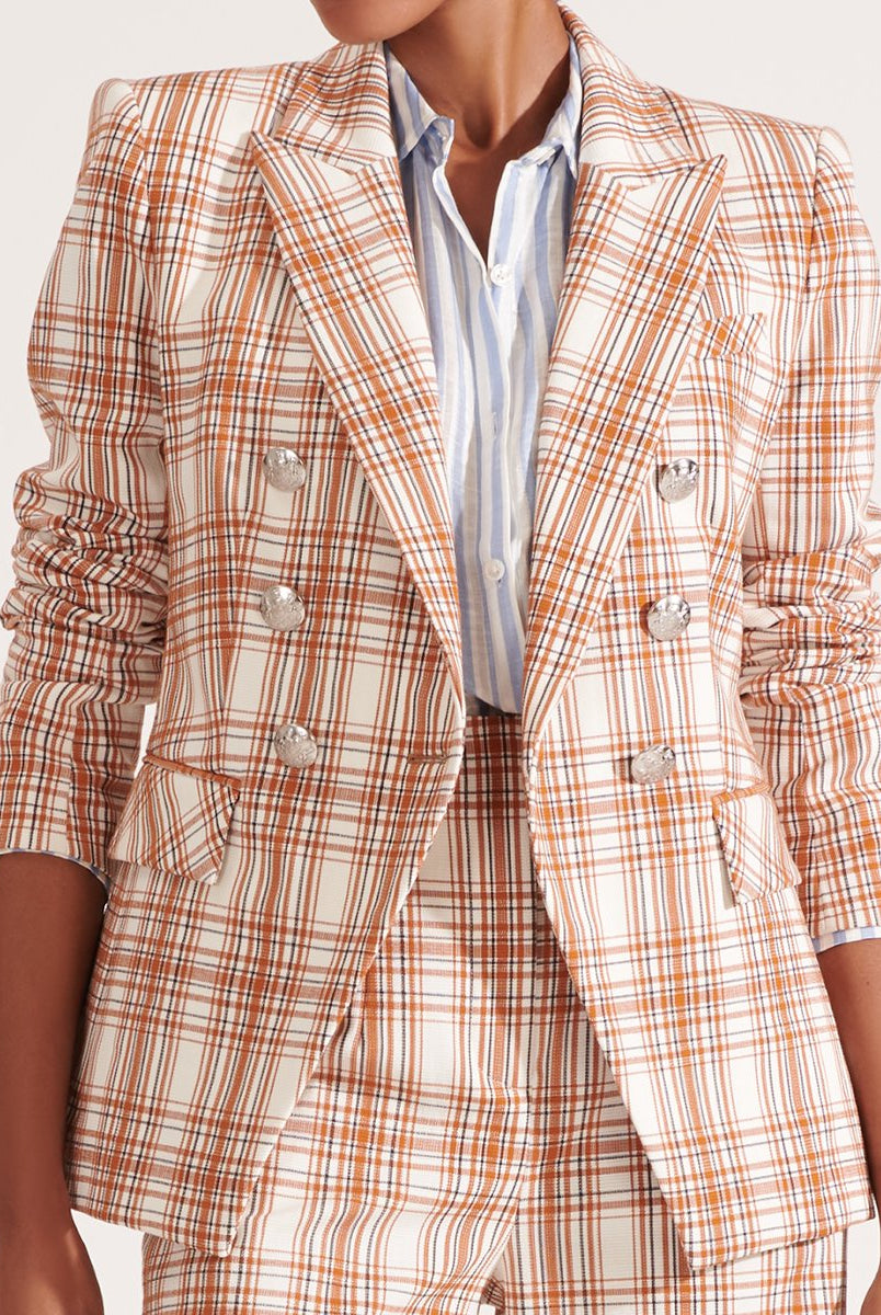 Miller Dickey Jacket - White Multi by Veronica Beard — view 3