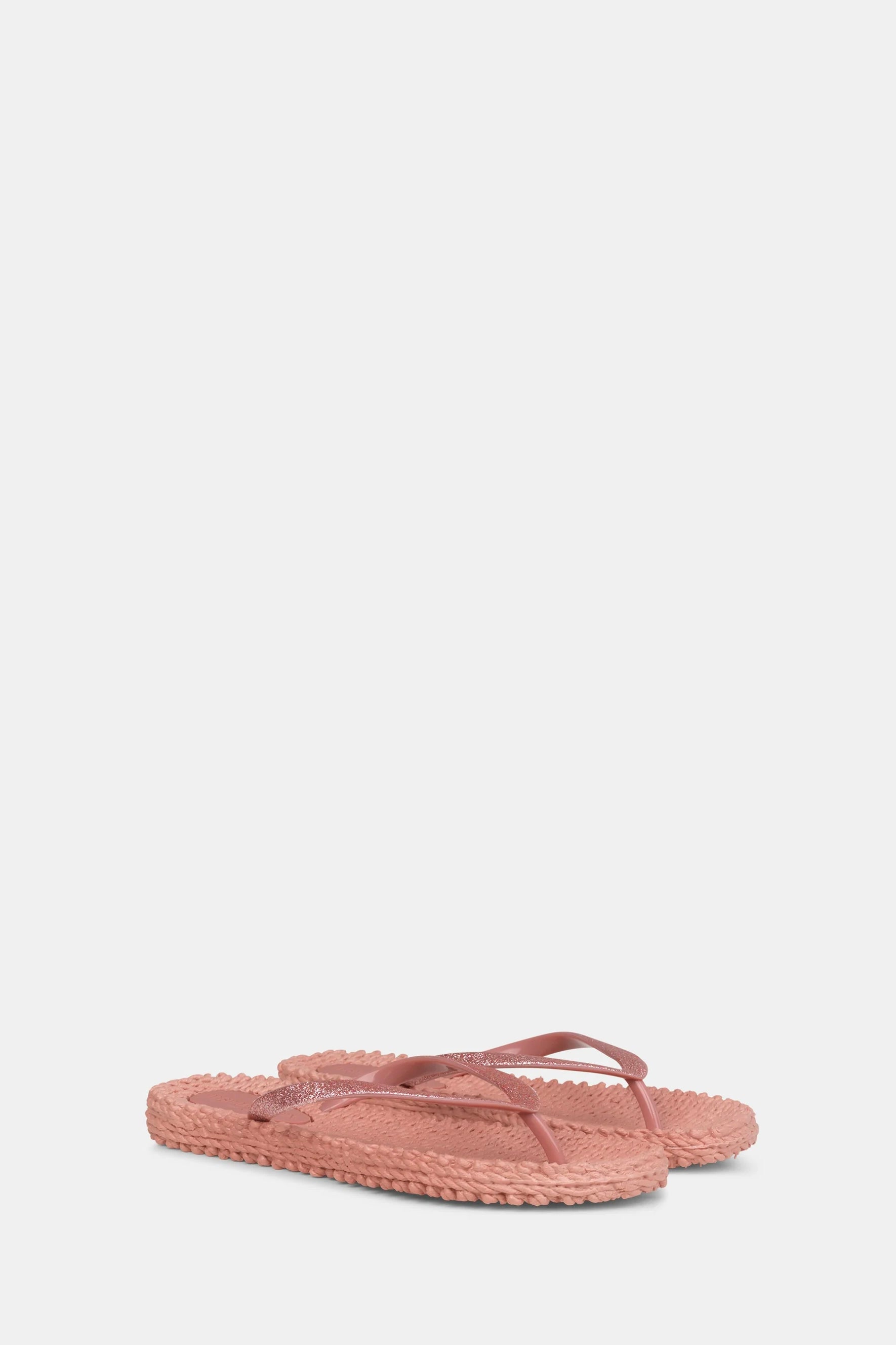 Cheerful Glitter Flip Flops - Misty Rose by Ilse Jacobsen — alternate view