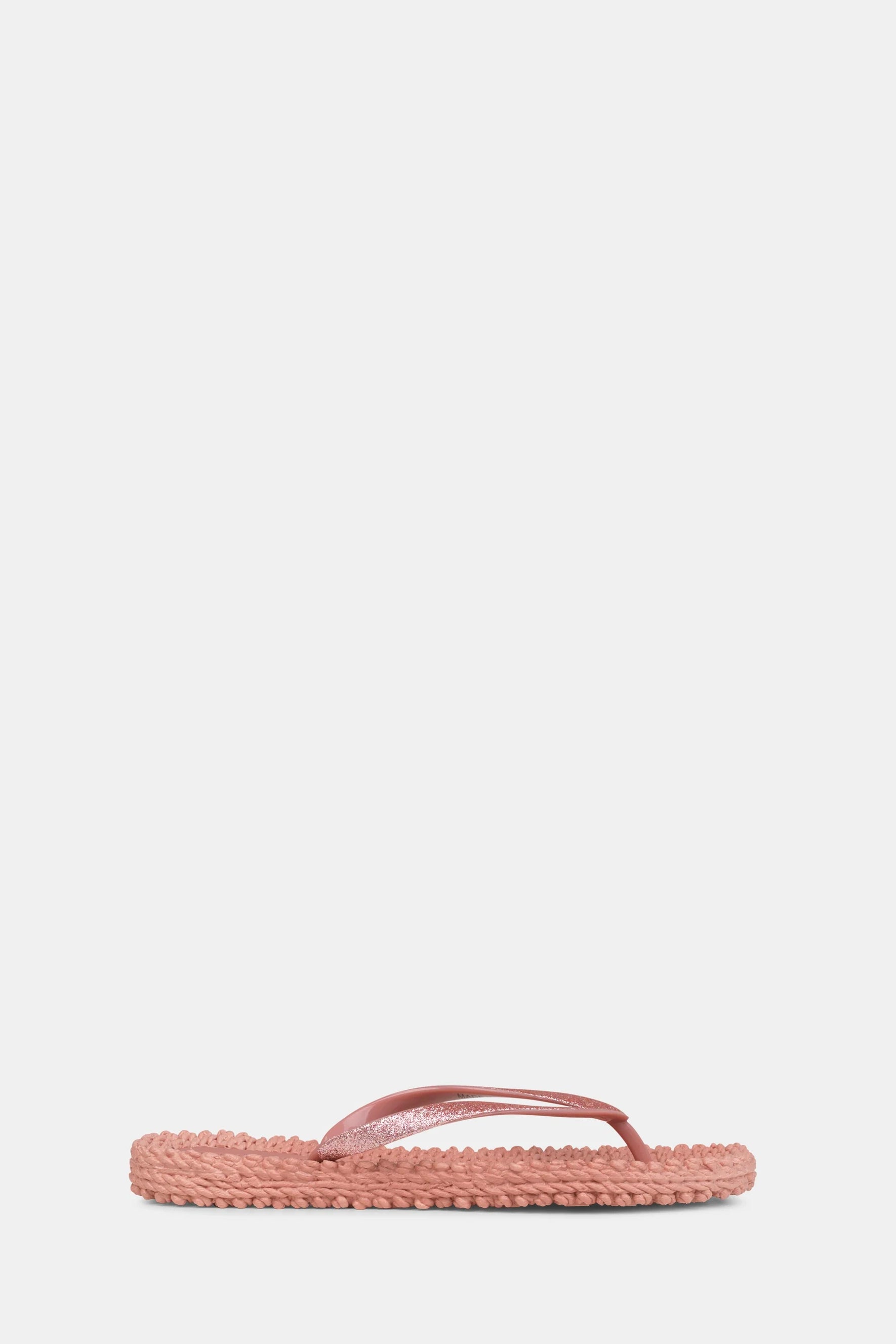 Cheerful Glitter Flip Flops - Misty Rose by Ilse Jacobsen | 25 South Boutiques