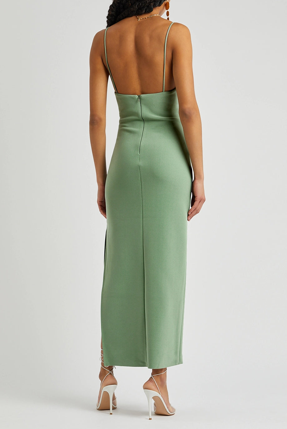 Ivy Midi Dress - Moss by Bec & Bridge — view 3