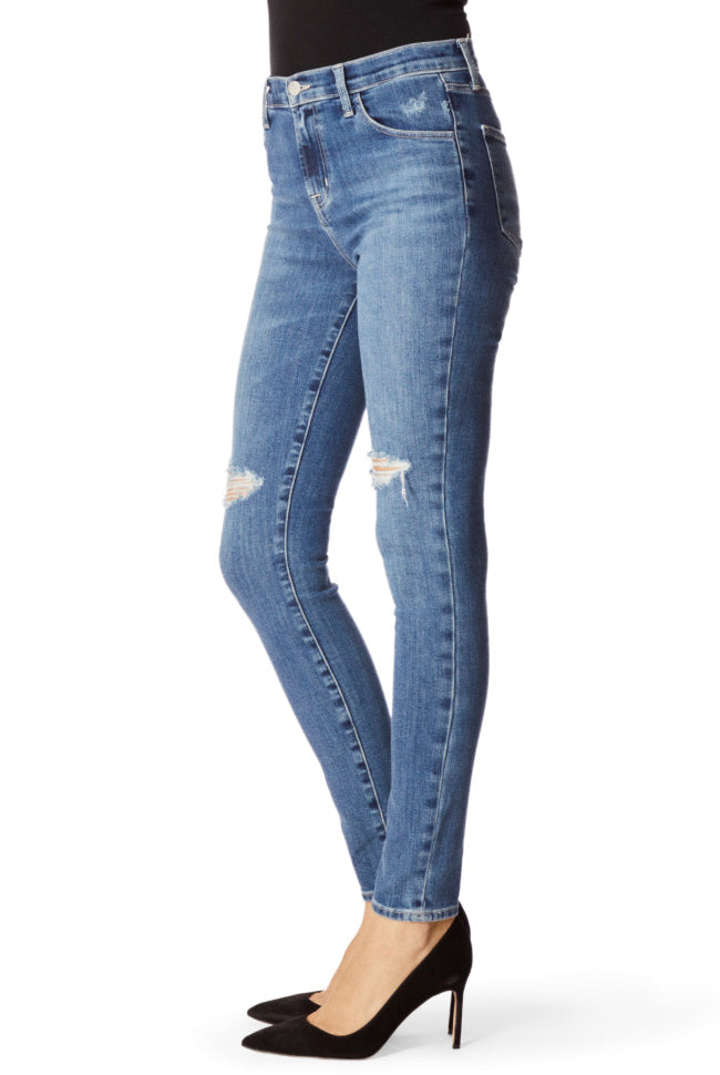 Maria High Rise Super Skinny - Motion by J Brand — view 4