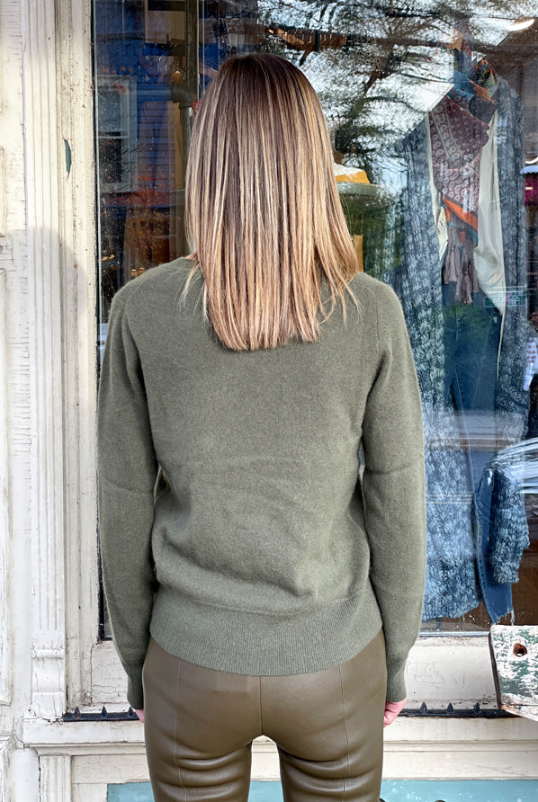 Crew Pullover - Avocado by Naadam — alternate view
