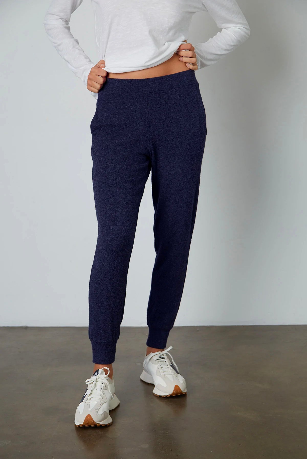 Zolia Joggers - Navy by Velvet | 25 South Boutiques