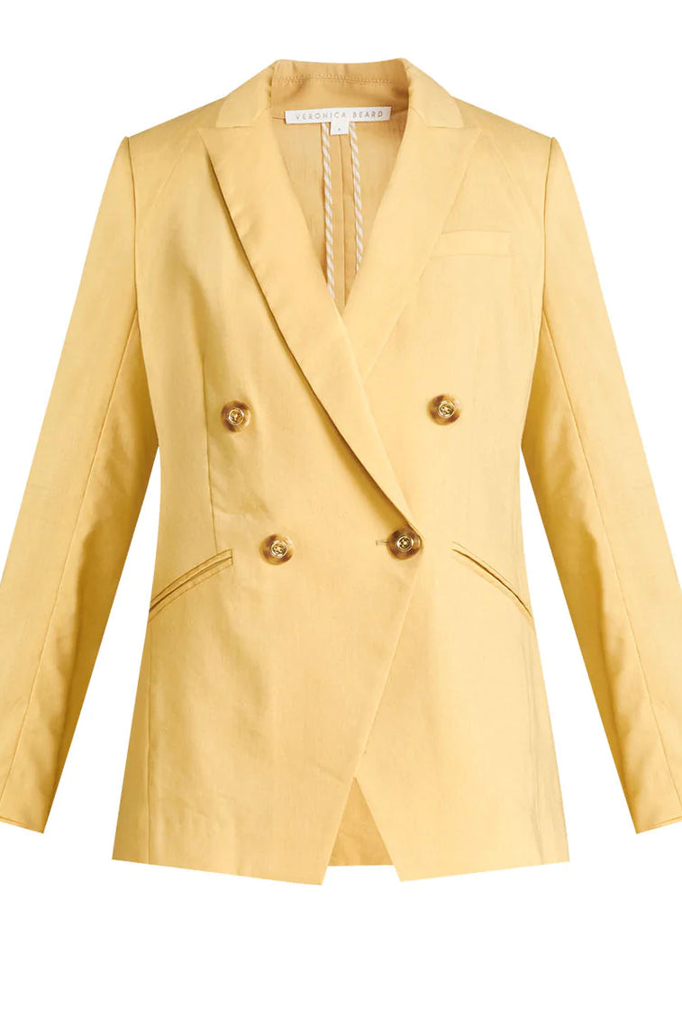 Nisha Boyfriend Jacket - Vintage Yellow by Veronica Beard — view 4