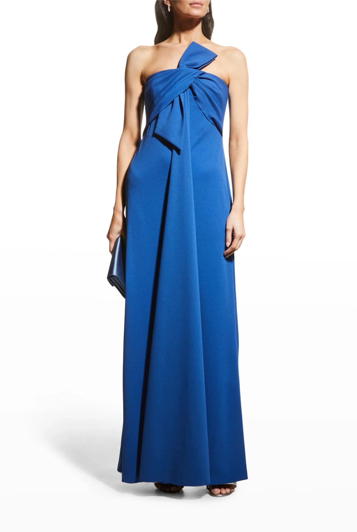Sassy Strapless Gown - Cobalt by Badgley Mischka | 25 South Boutiques