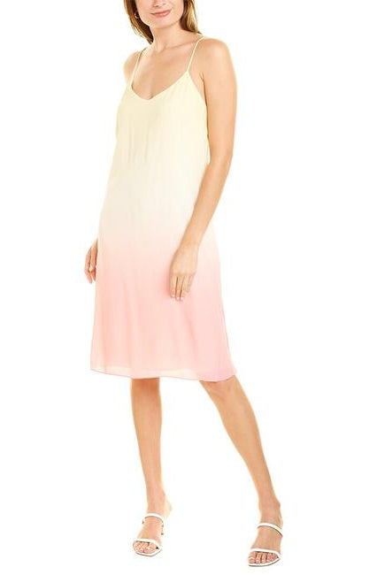 Dip Dye Slip Dress - Pink Yellow by Nicole Miller | 25 South Boutiques