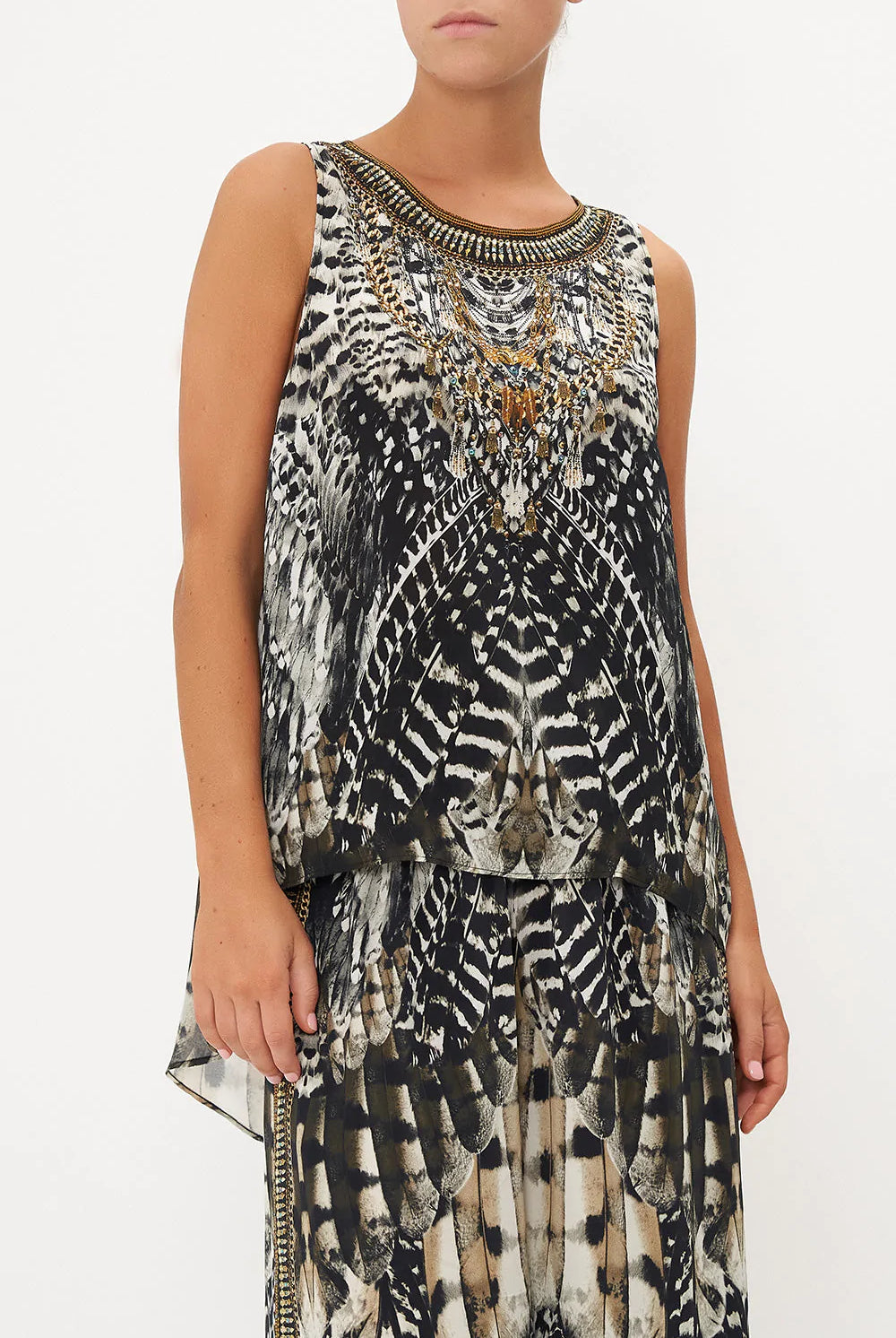 Button Back Top - Night Owl by Camilla | 25 South Boutiques