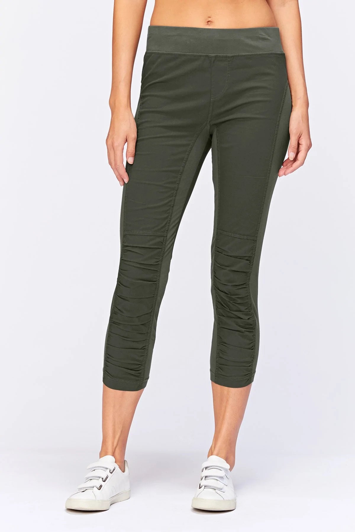 Jetter Crop Legging - Olive by XCVI | 25 South Boutiques