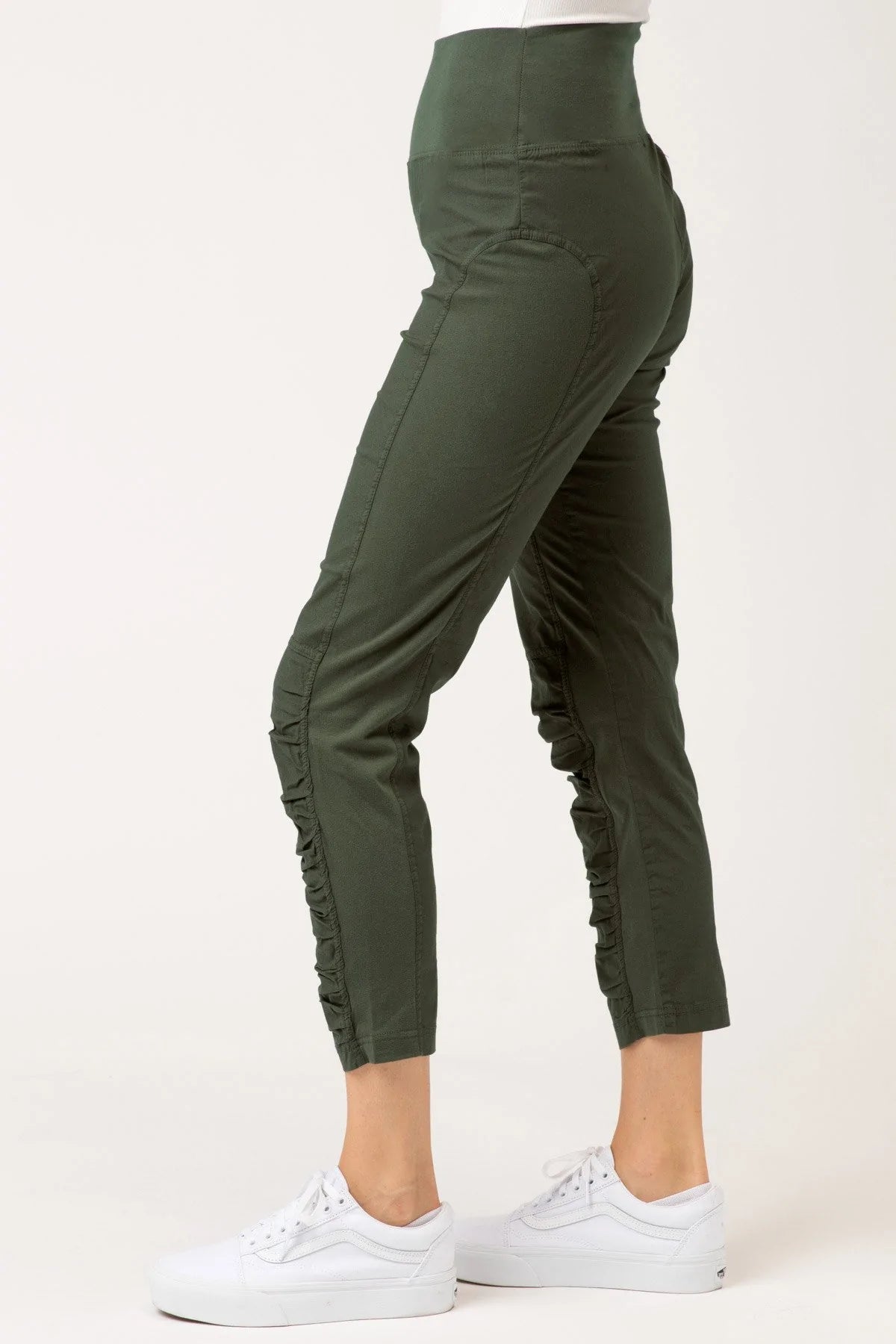 High Waist Jetter - Olive by XCVI — alternate view