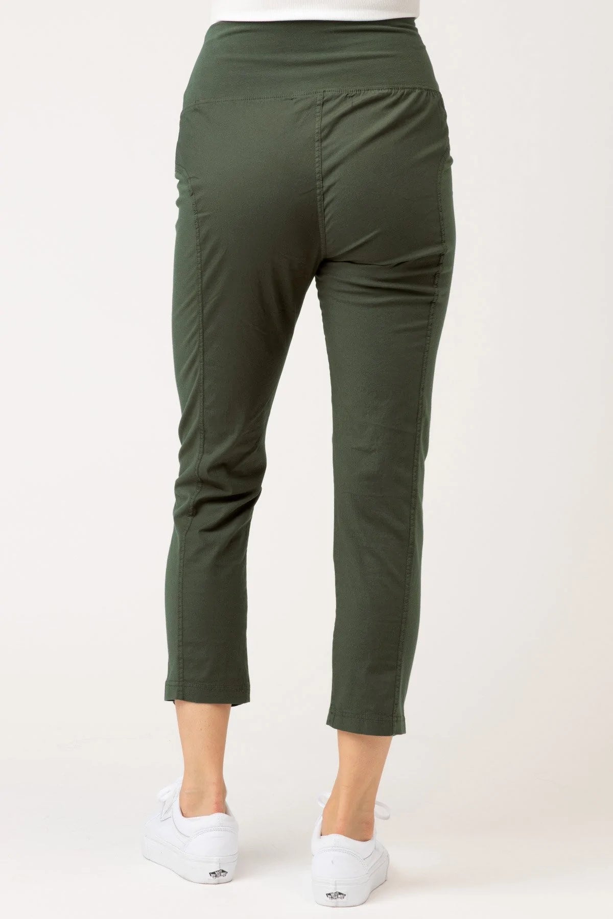 High Waist Jetter - Olive by XCVI — view 3