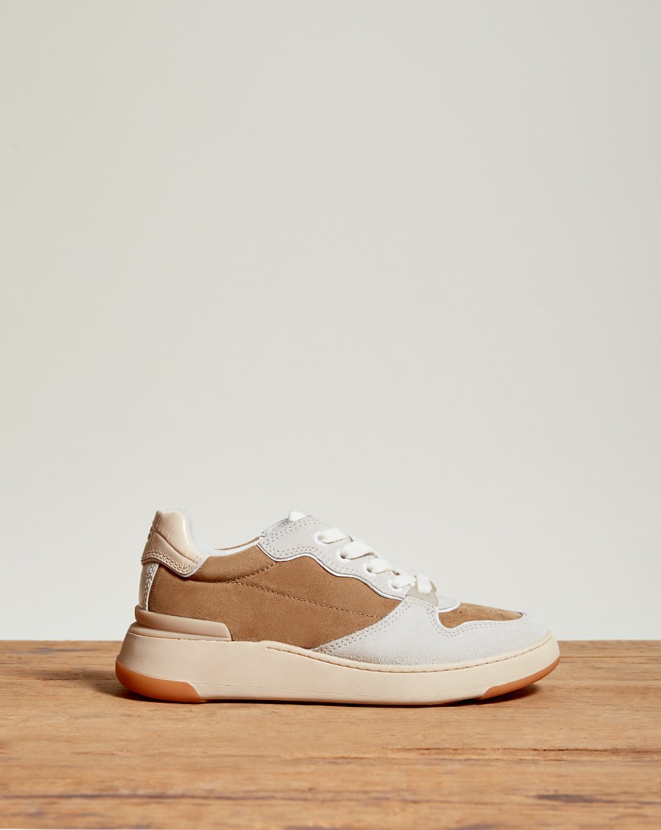 Toma Sneaker - Sand White by Veronica Beard | 25 South Boutiques
