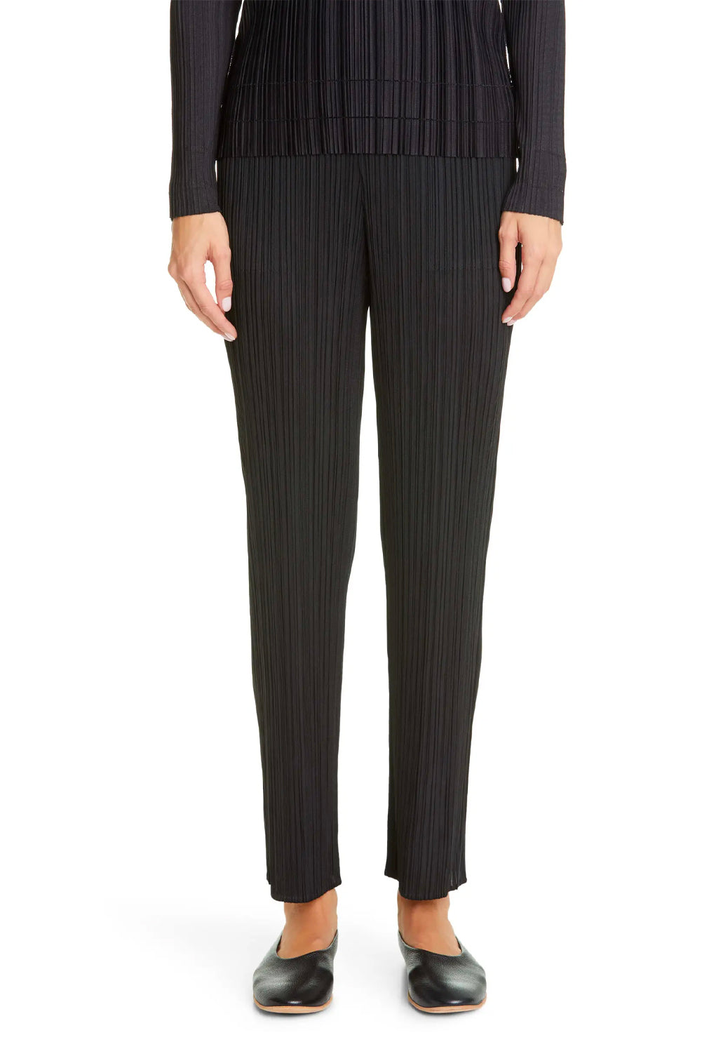 Pleats Pants - Black by Issey Miyake — alternate view